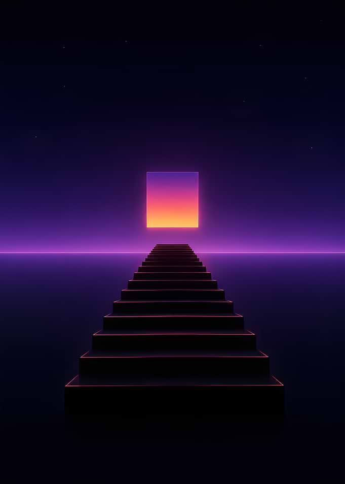 Stairway To Neon Square