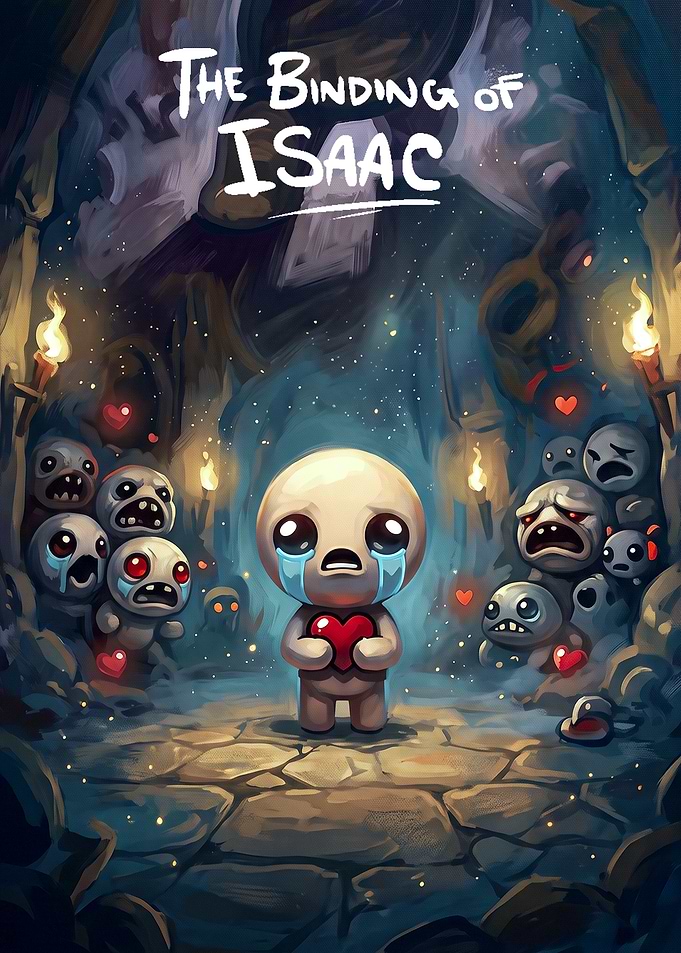 The Binding of Isaac Game Poster
