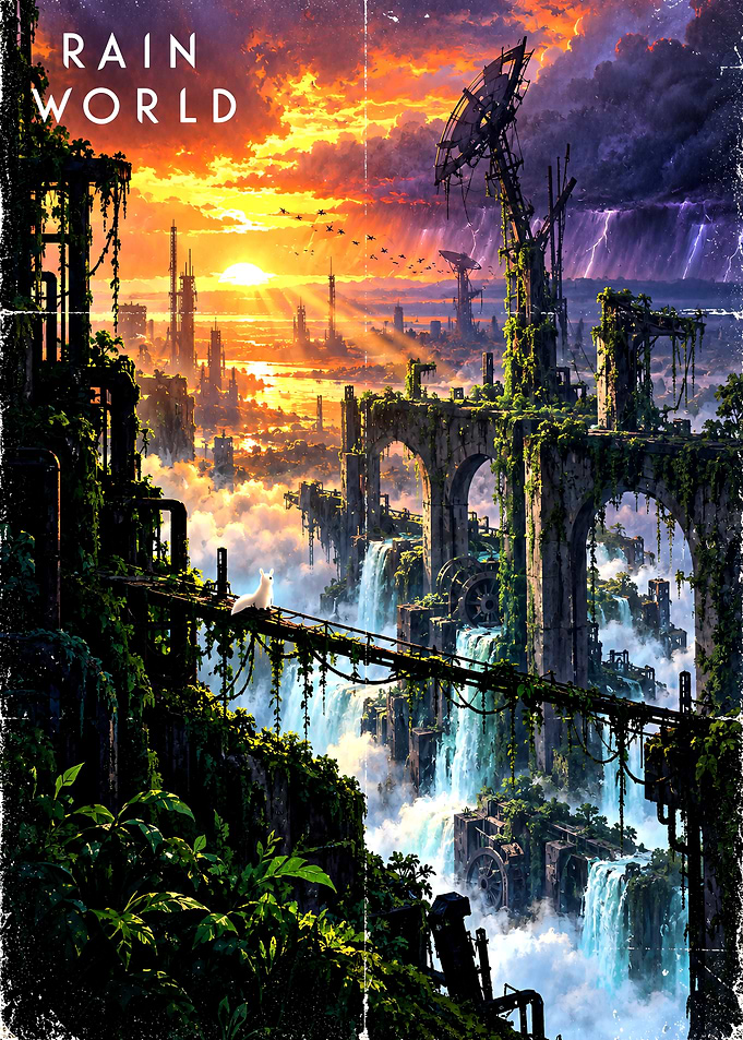 Rain World Game Poster