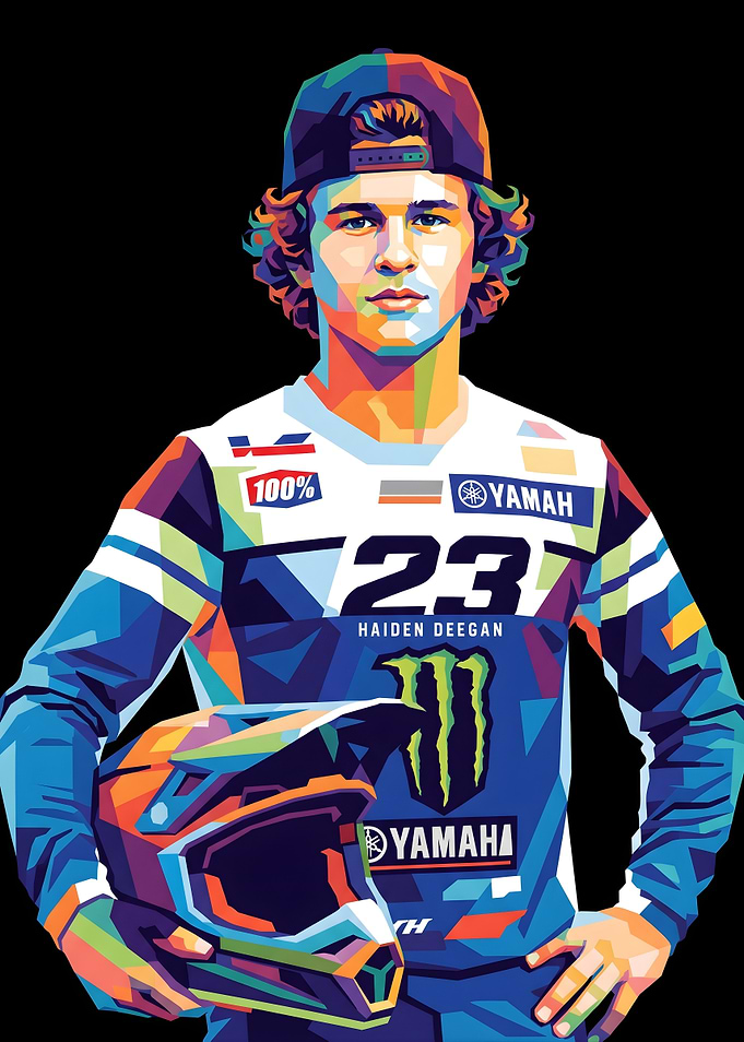 Haiden Deegan WPAP Pop Art Portrait