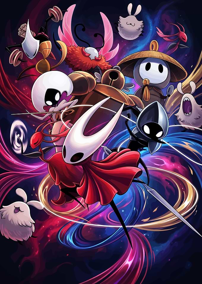 Hollow Knight Silksong Character Ensemble