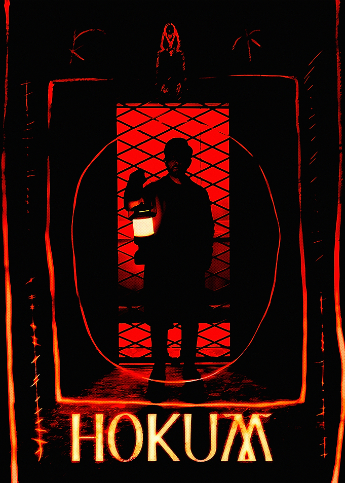 Hokum Red Lantern Horror Poster