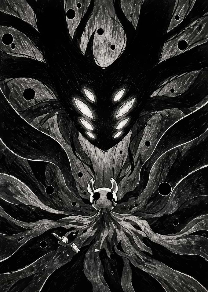 Hollow Knight and The Shade Lord
