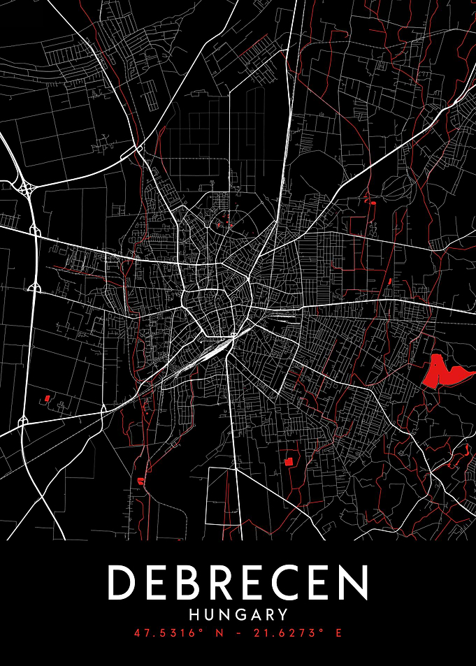 Debrecen Dark Map