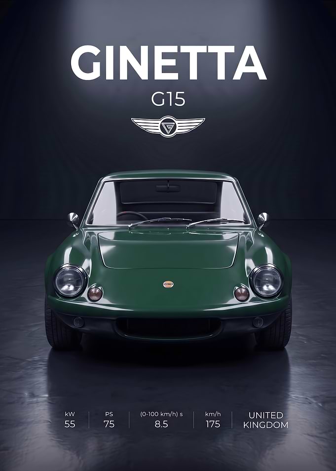 Ginetta G15 British Sports Car Poster