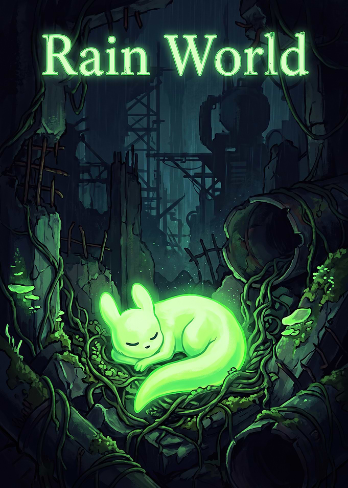 Rain World Slugcat Resting