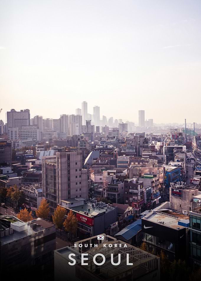 Seoul Cityscape at Sunset