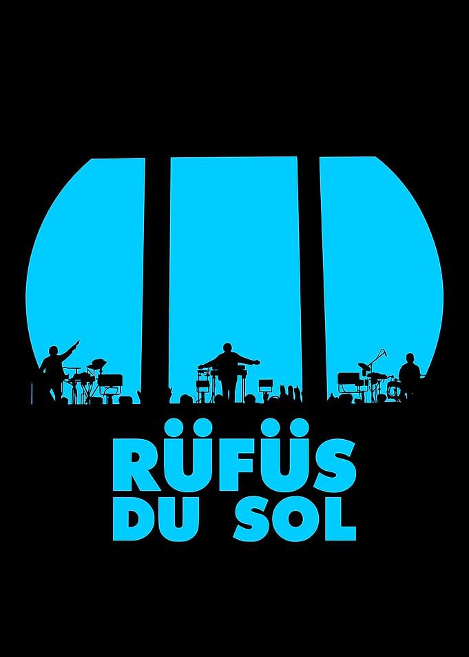 Rüfüs Du Sol Concert Silhouette Poster