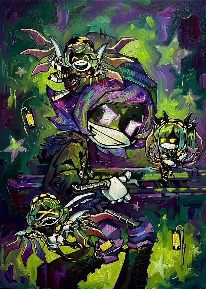 Murder Drones Fan Art Illustration