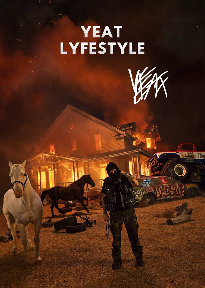 Yeat Lyfestyle Album Cover Art