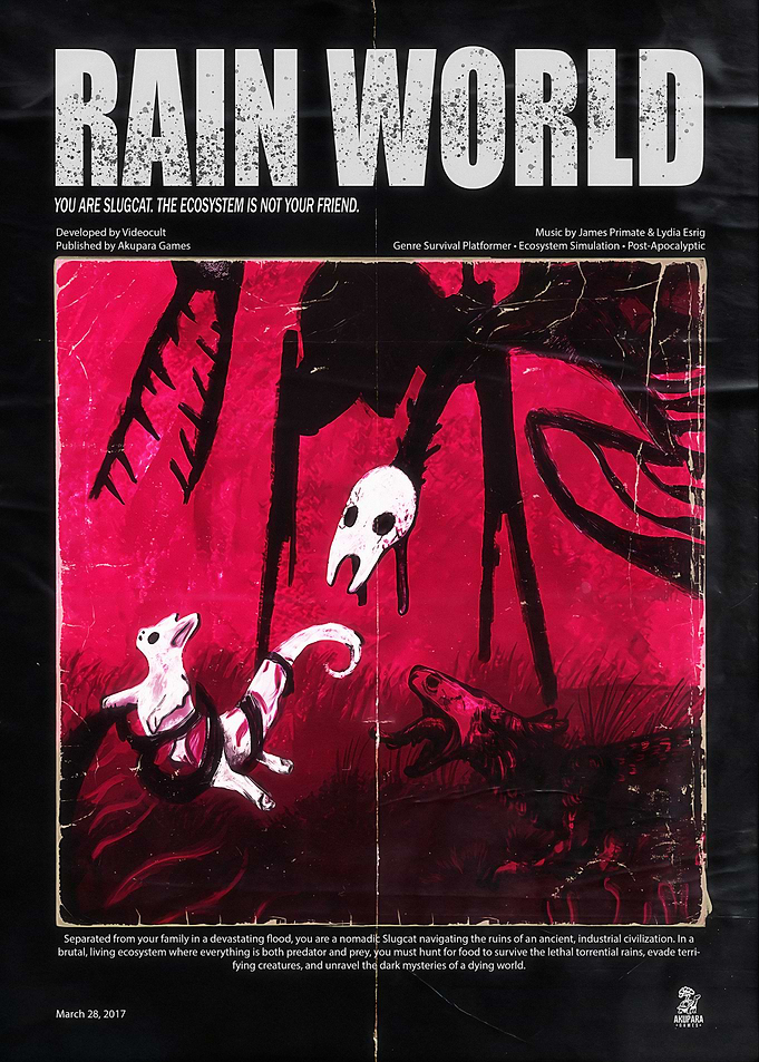 Rain World Video Game Poster