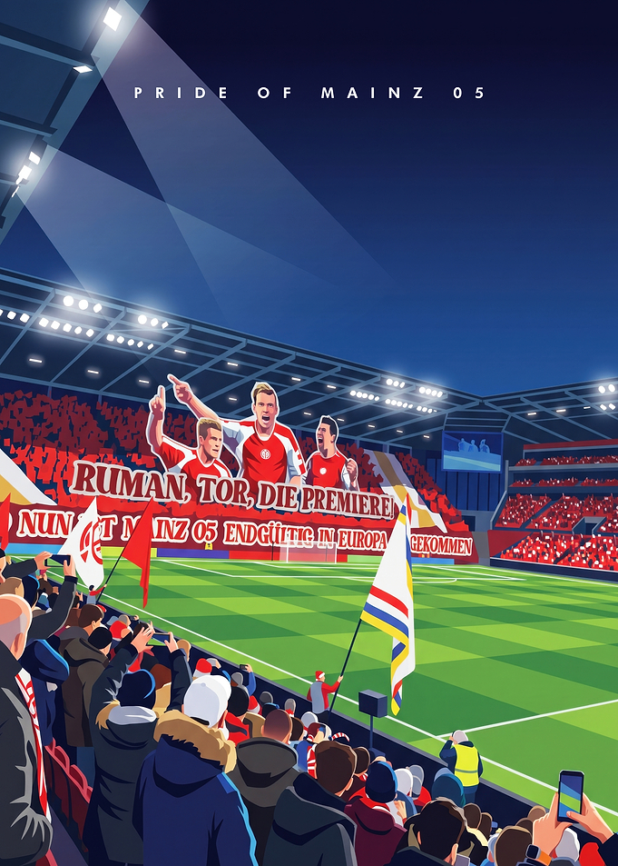 Mainz 05 Football Stadium Fans