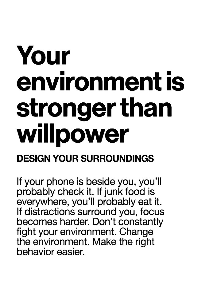 Inspirational Quote About Environment and Willpower