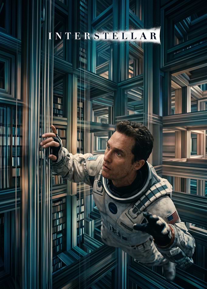 Interstellar Movie Poster Tesseract Scene