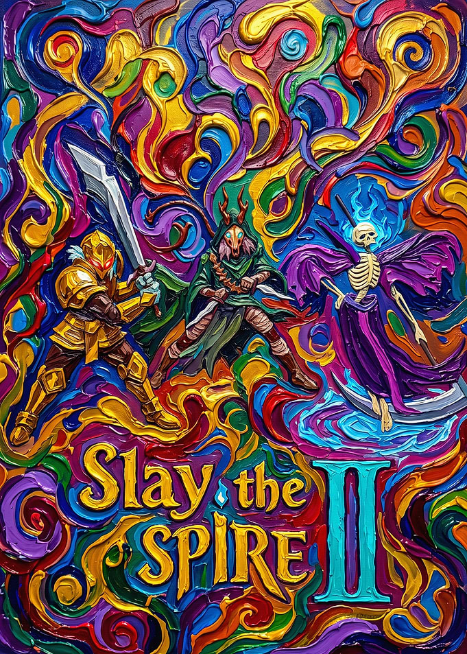 Slay the Spire 2 Impasto Art
