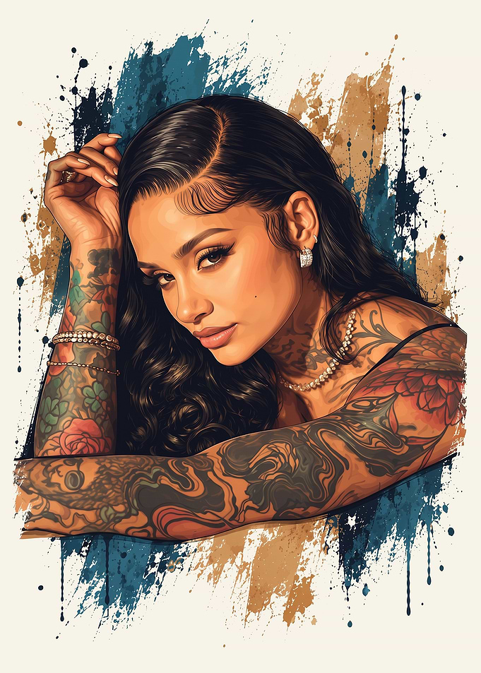 Kehlani Pop Art Portrait