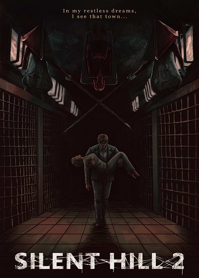 Silent Hill 2 Pyramid Head Poster