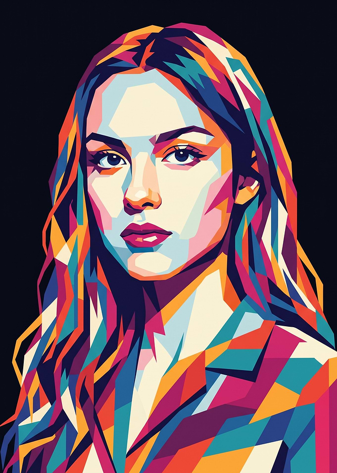 Olivia Rodrigo Pop Art Portrait