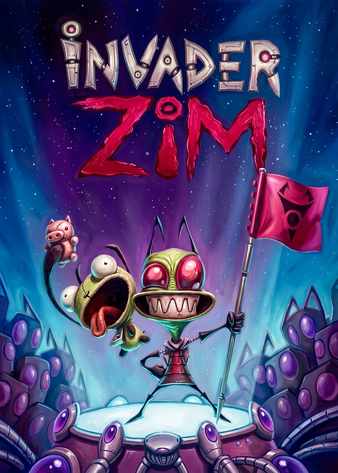 Invader Zim Character Art Poster