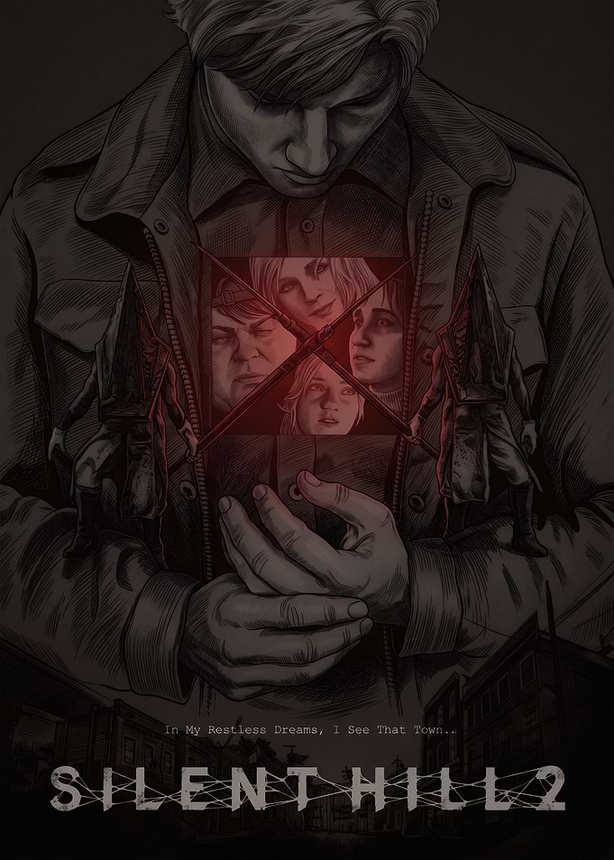 Silent Hill 2 James Sunderland Poster