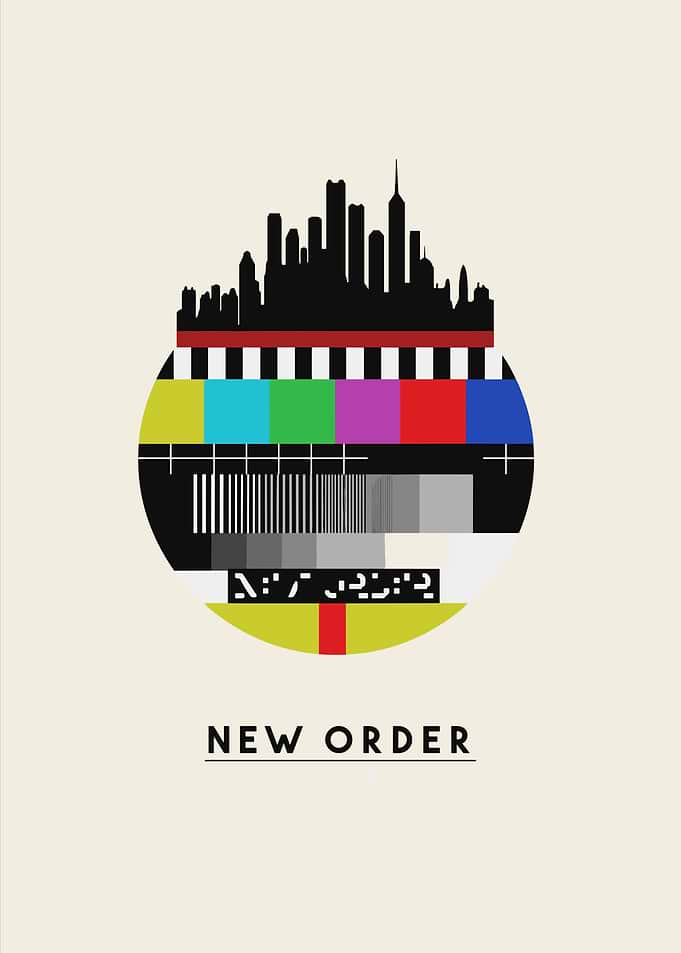New Order Music Poster