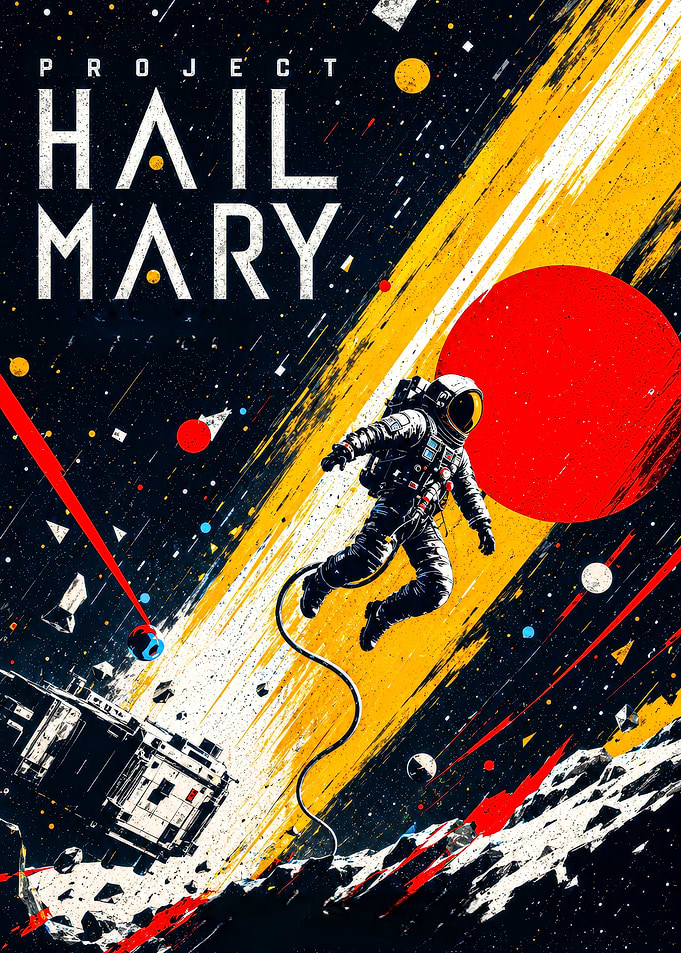 Project Hail Mary Space Poster