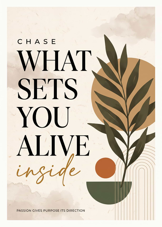 Inspirational Boho Wall Art Poster