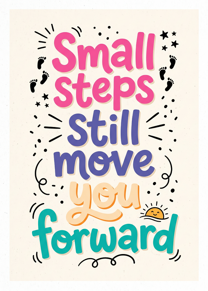 Small Steps Still Move You Forward