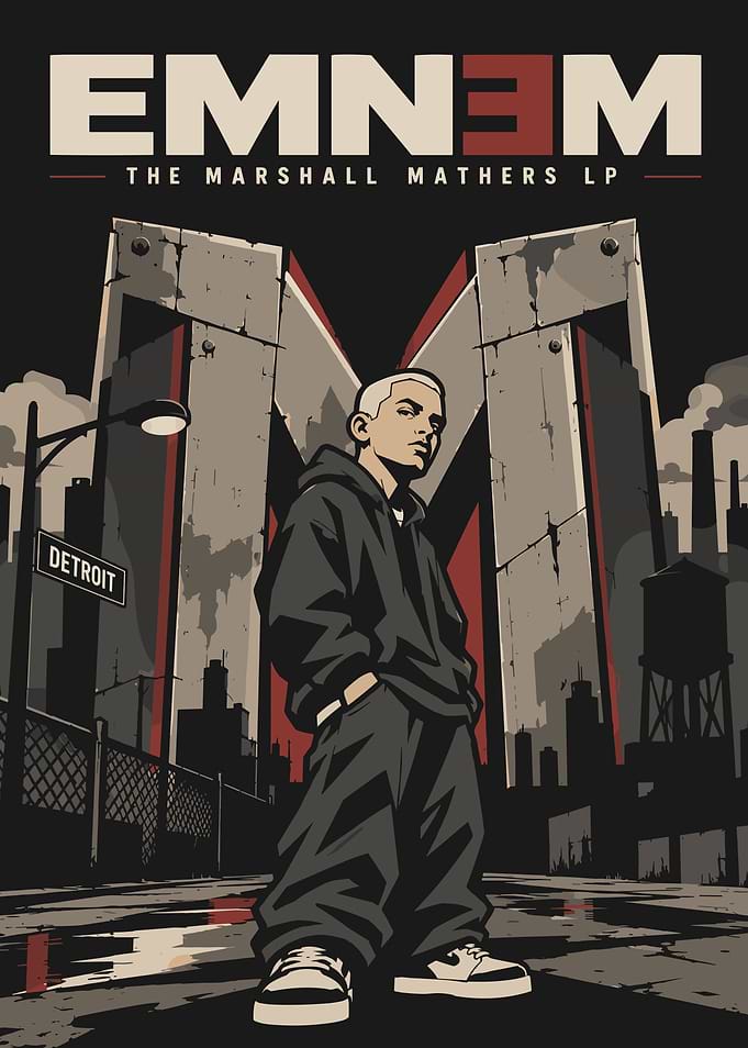 Eminem The Marshall Mathers LP Poster