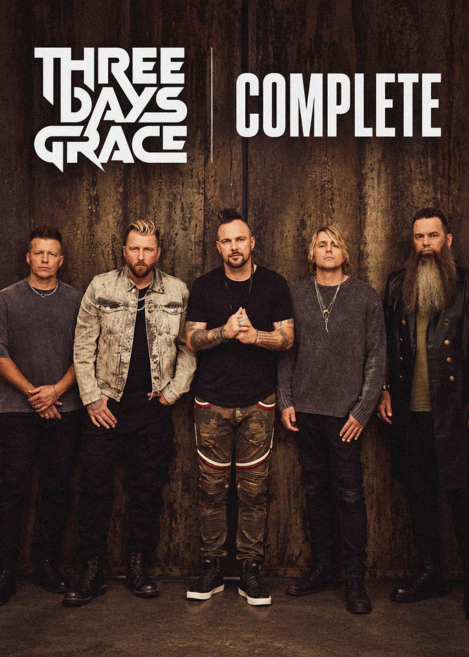 Three Days Grace Complete Band Poster