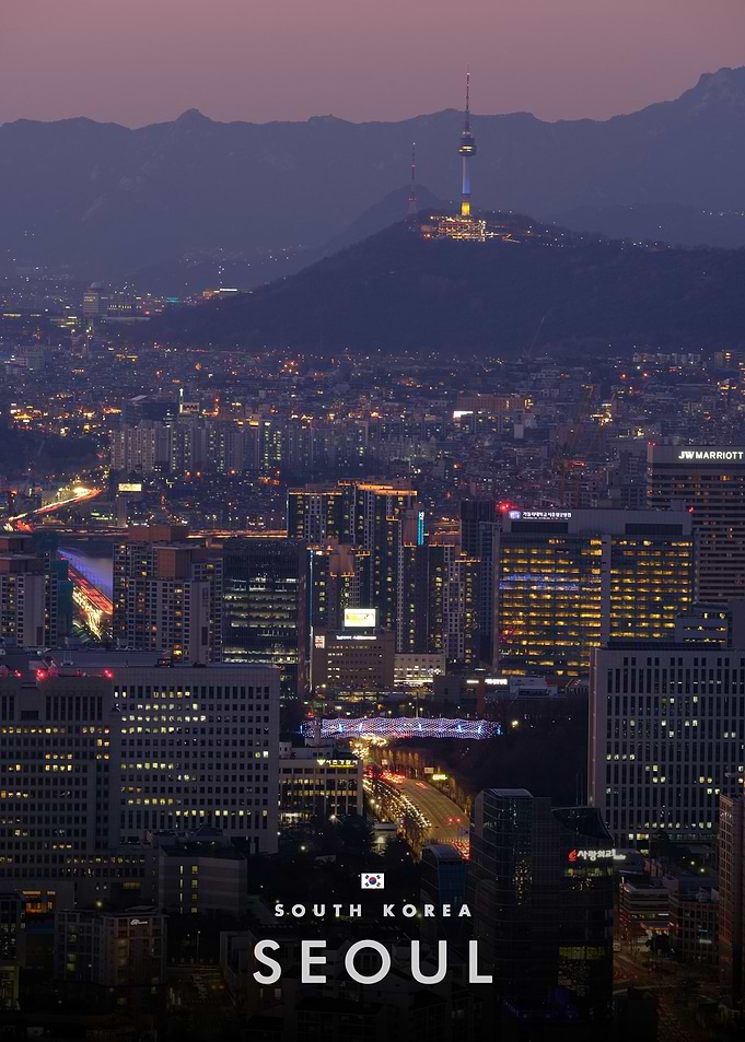 Seoul Cityscape at Twilight