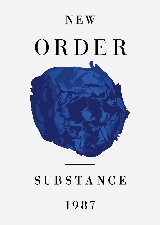 New Order Substance 1987 Album Cover