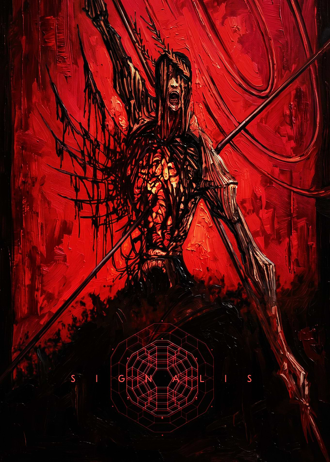 Signalis Horror Game Poster Art