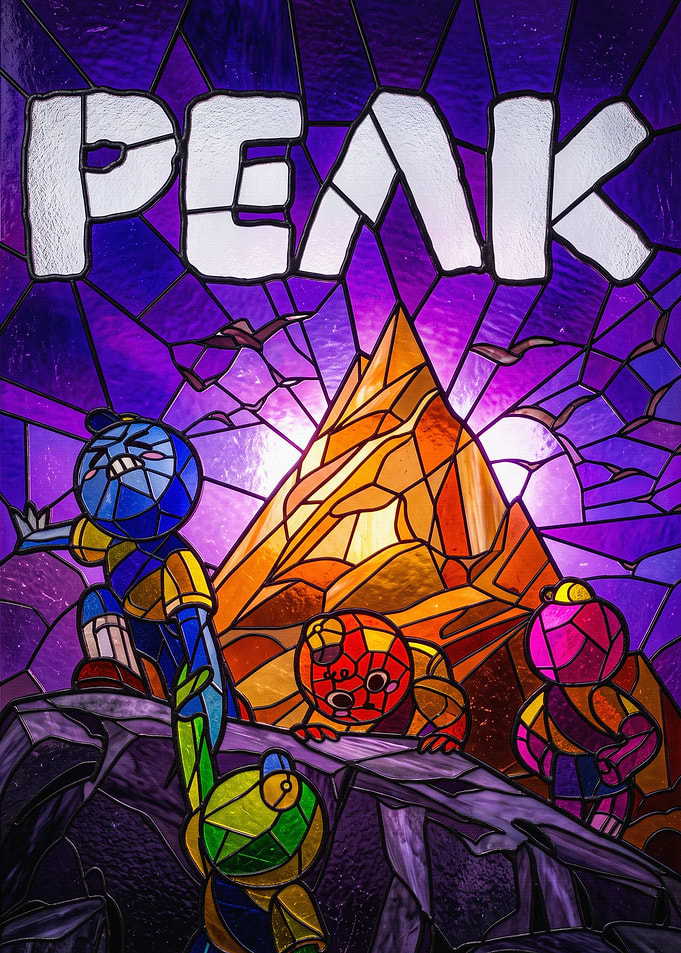 Stained Glass Peak Game Art