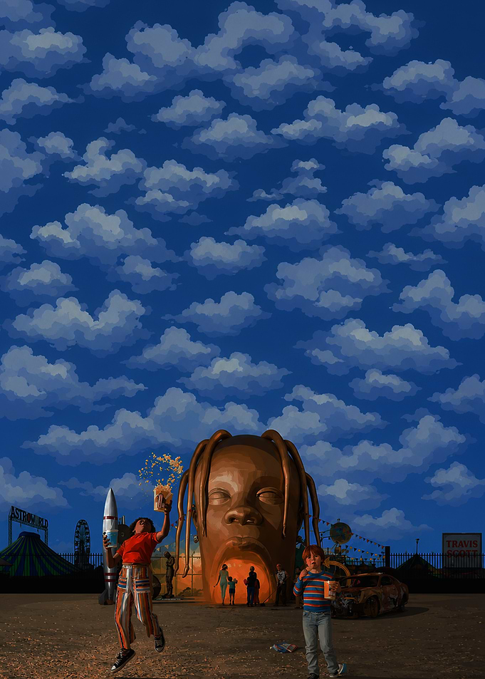 Travis Scott Astroworld Album Cover Art