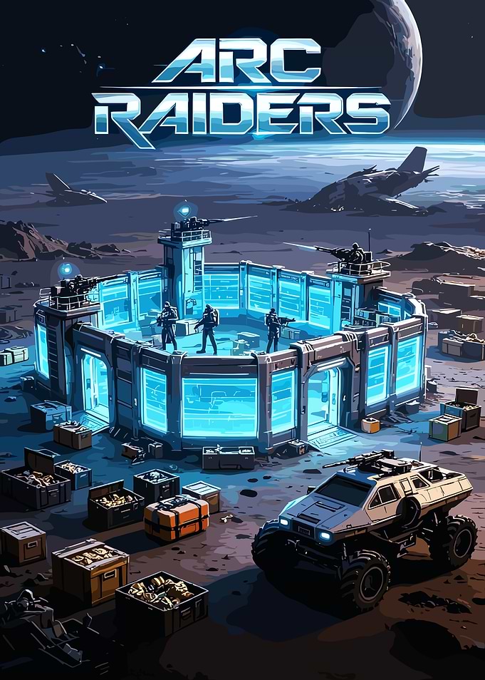 ARC Raiders Sci-Fi Game Poster