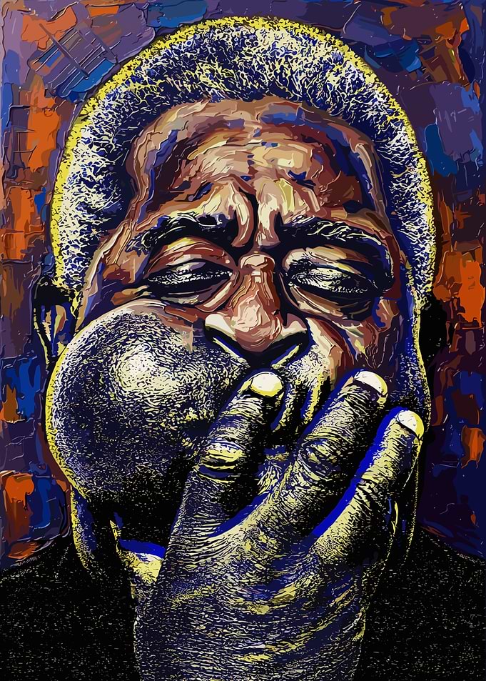 Louis Armstrong Portrait Painting