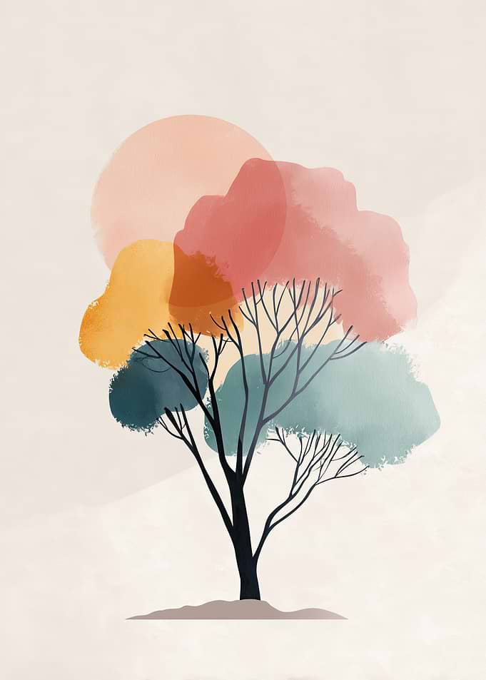 Pastel Tree