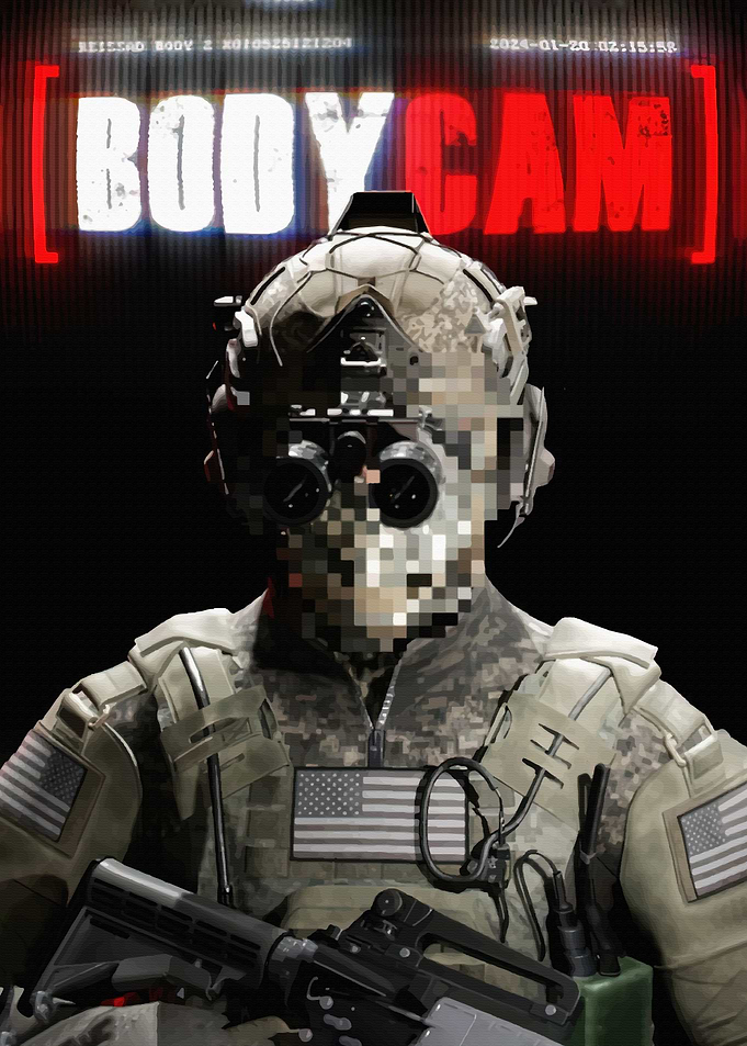Bodycam Tactical Soldier Video Game Poster