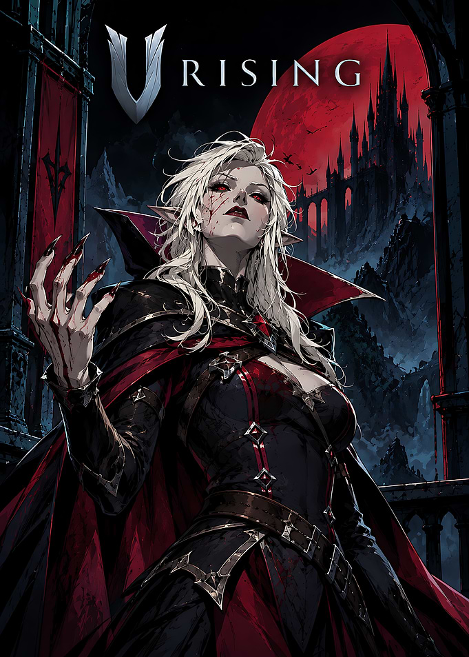 V Rising Vampire Queen Poster