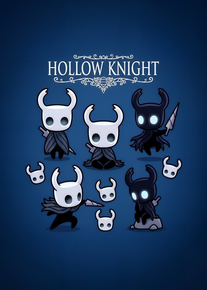 Hollow Knight Character Collection Poster