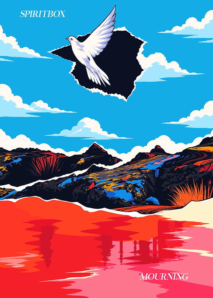 Spiritbox Mourning Surreal Landscape Poster