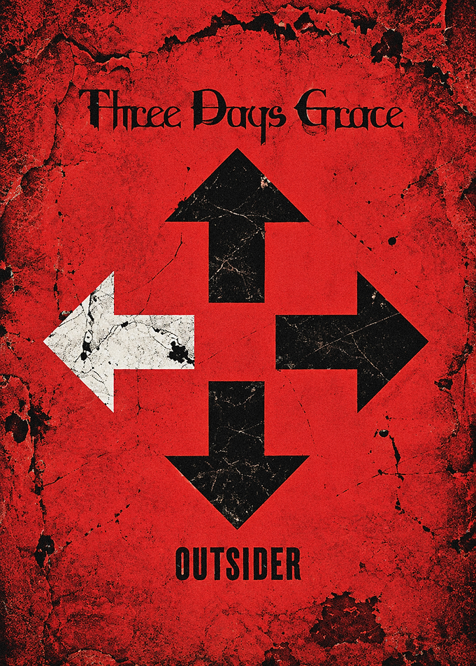 Three Days Grace Outsider Album Cover