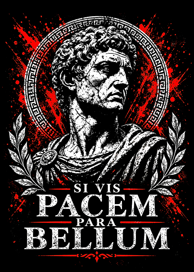 Si Vis Pacem Para Bellum Roman Bust