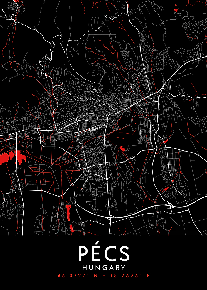 Pécs Dark Map