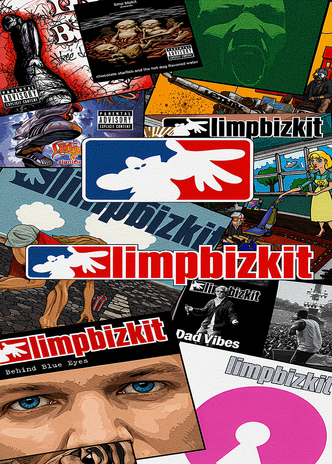 Limp Bizkit Band Collage Poster