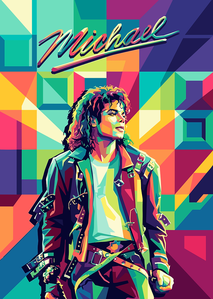 Michael Jackson Pop Art Portrait