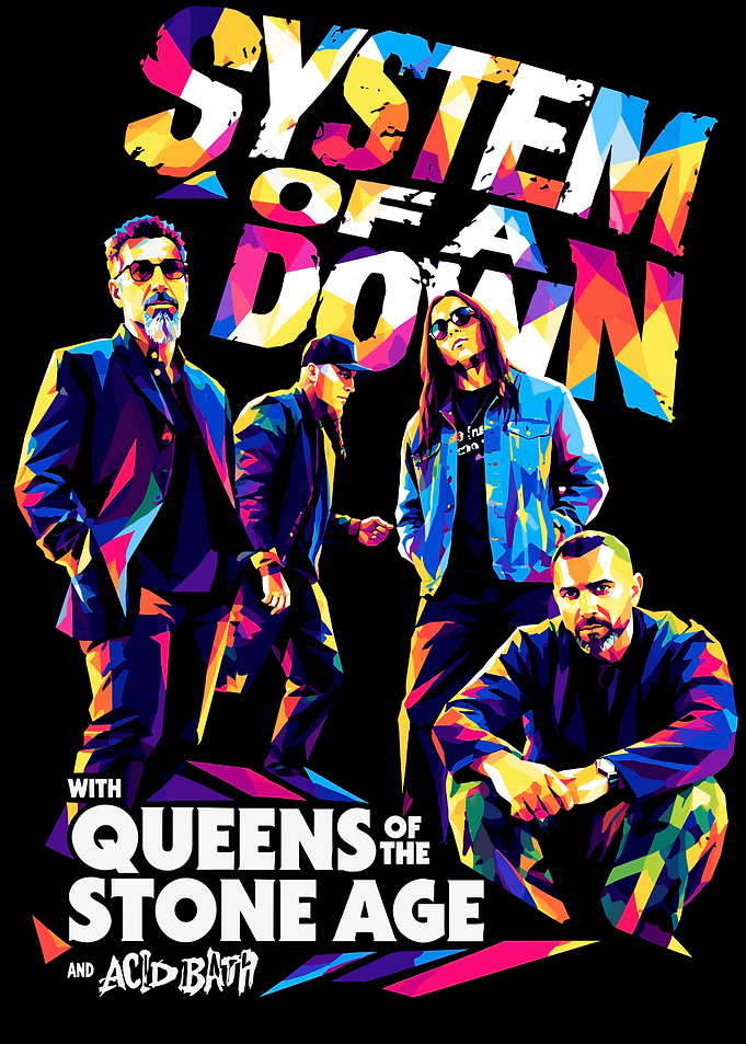 System of a Down Concert Poster