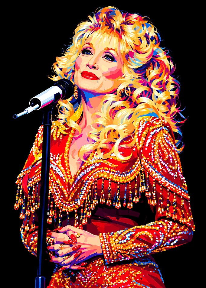 Dolly Parton Pop Art Portrait