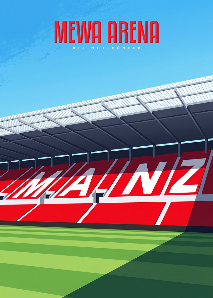 Mewa Arena Mainz Stadium Poster